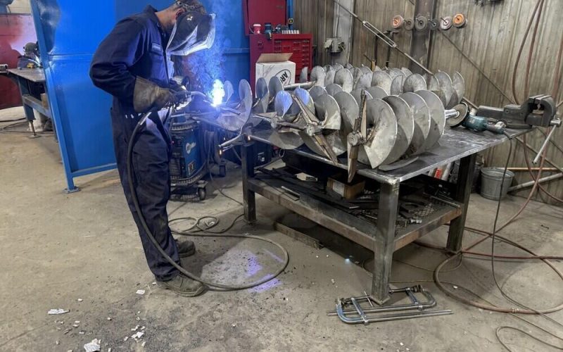 Fabrication - Manufacturing feed screw augers